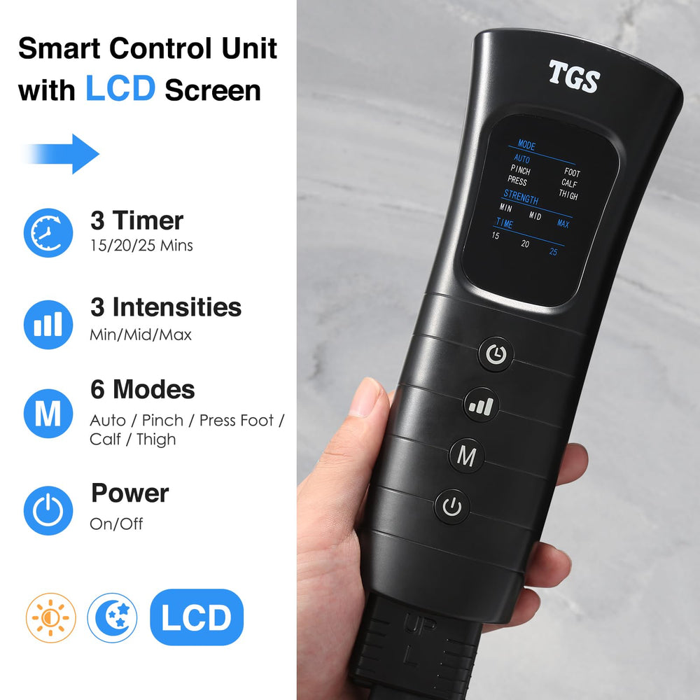 TGS Leg Massager travel bag enables convenient on-the-go use.