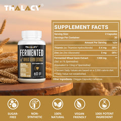 Thalacy spermidine capsules close-up, convenient daily intake.