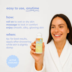 Thanks! Muscle Freeze applied to the neck area for quick refresh.