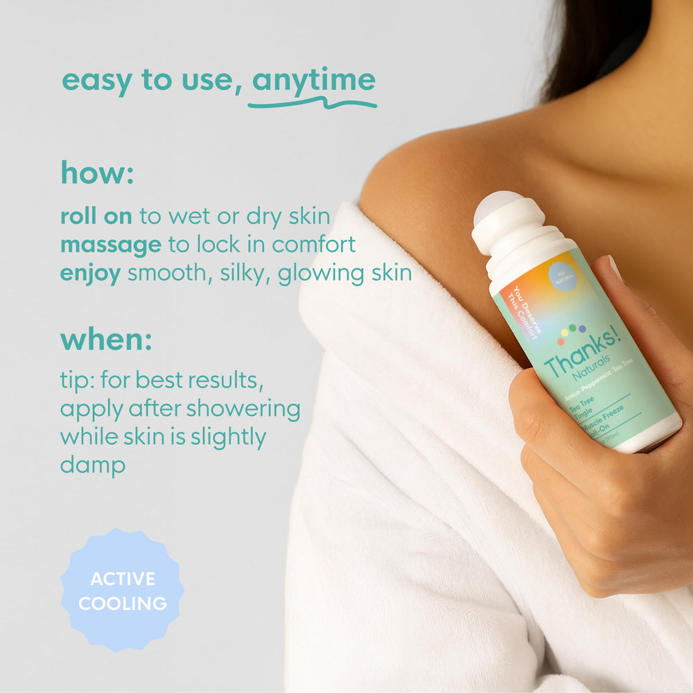 Thanks! Naturals post-workout refresh supports quick, mess-free relief anywhere