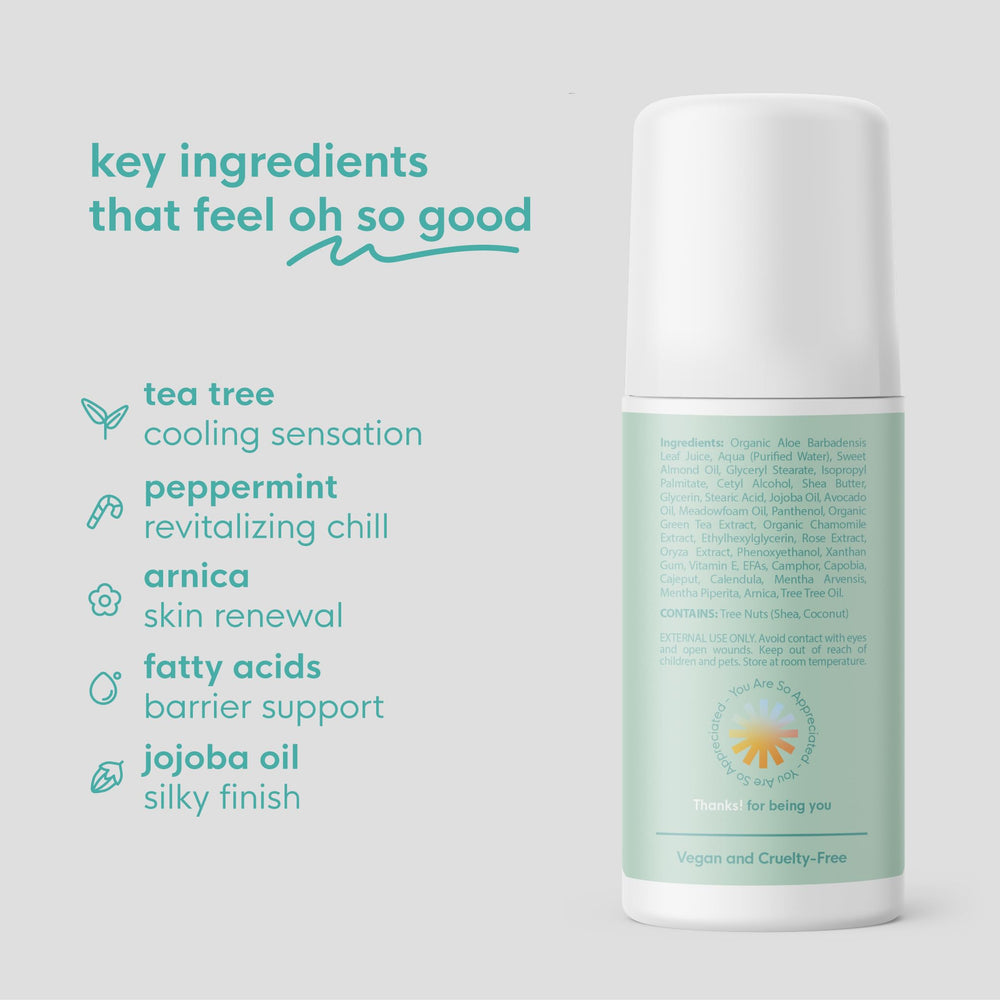 Thanks! Naturals vegan-friendly formula uses clean ingredients for daily self-care