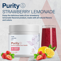 The Amino CO Purity packaging signals sustainable, clean-label choice