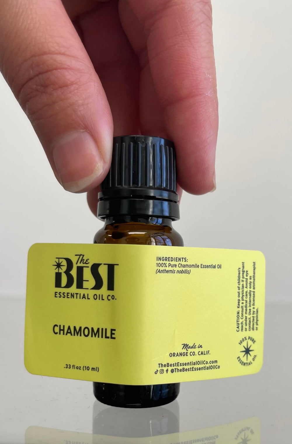 Bottled with love in sunny California by The Best Essential Oil Co