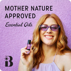The Best Essential Oil Co Jasmine Roll-On wooden backdrop evokes calming ritual use.