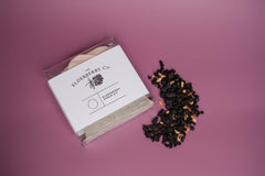 The Elderberry Co. DIY kit ingredients laid out for wholesome elderberry syrup.