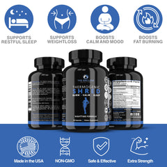 The Enclare Nutrition Thermogenic Shred glass with pills invites daily routine.
