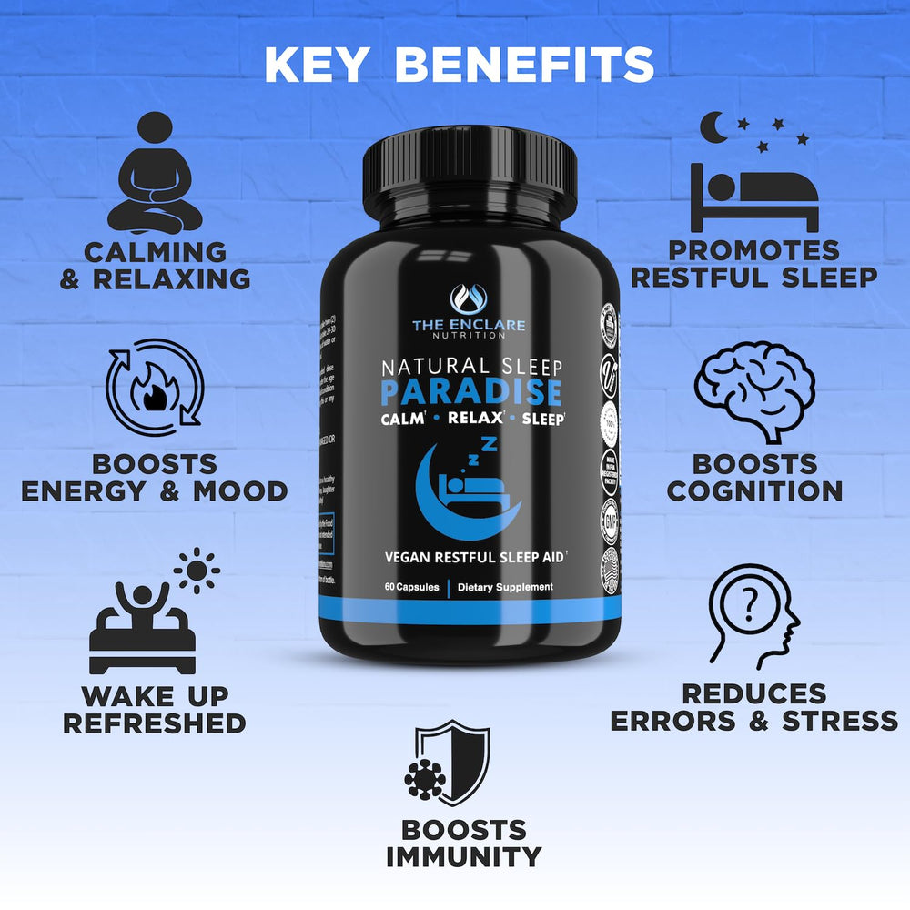 THE ENCLARE NUTRITION vegan sleep supplement in capsule form