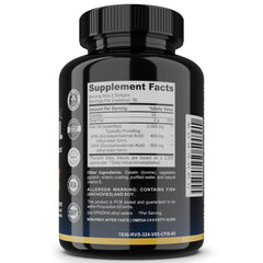 THE ENCLARE NUTRITION wild-caught omega-3 capsules on a bottle for brain focus.
