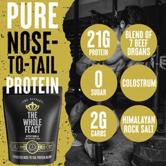 Whole Feast with beef liver inclusion, highlighting nutrient-dense liver and flavor notes.