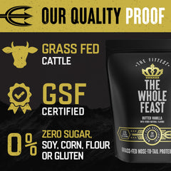 Nose-to-tail organs blend in The Fittest Ever powder, dense nutrition and rich color.