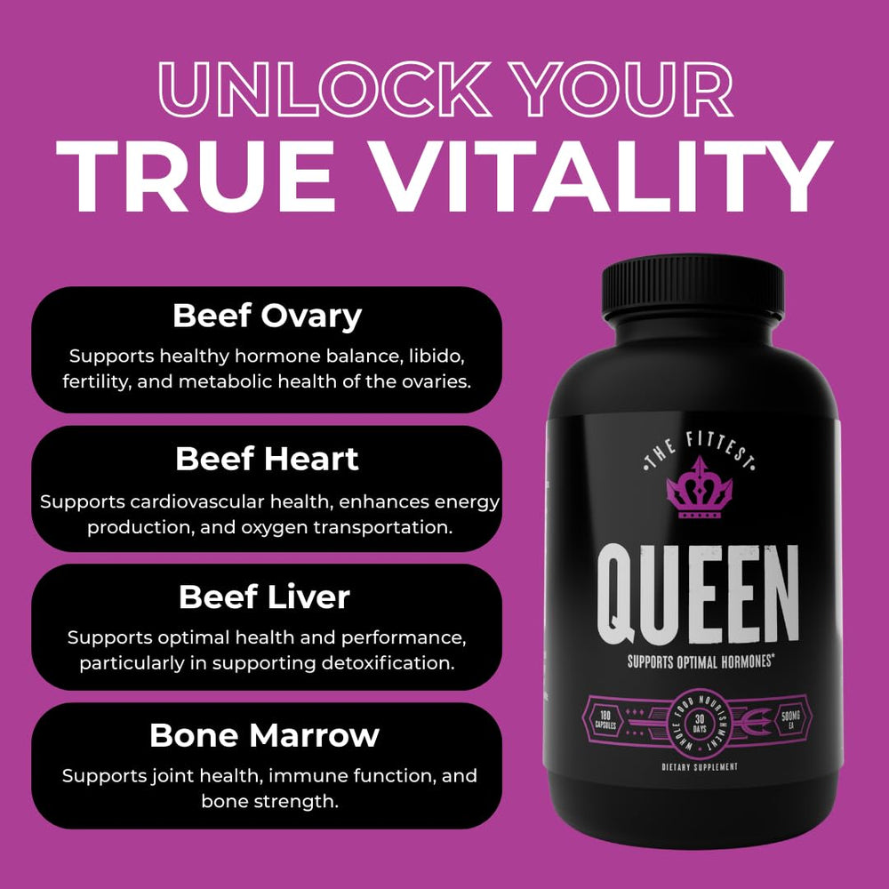 The Fittest Queen Organ daily-use ritual scene suggests steady energy.