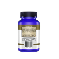 The Food Movement Co Sea Moss Master capsules in packaging emphasize vegan formula.