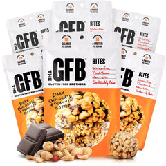 The GFB bites pack shown as a gluten-free vegan snack for on-the-go