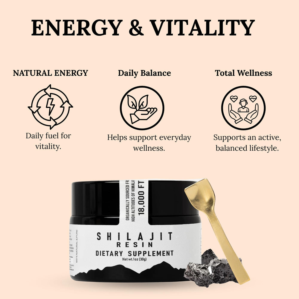 Himalayan origin Shilajit resin emphasizing pristine sourcing