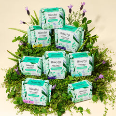 The Honey Pot 80ct wings design: secure fit for active days.