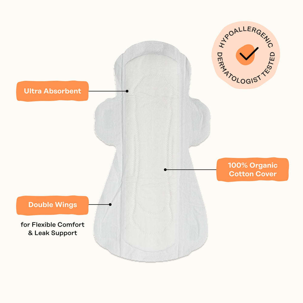 The Honey Pot Company clinically tested pads with dermatologist-reviewed safety.