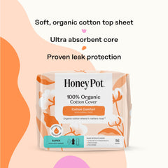 The Honey Pot Company hypoallergenic non-herbal pads suited for sensitive skin.