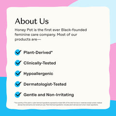 Brand founder message card emphasizes mission and care