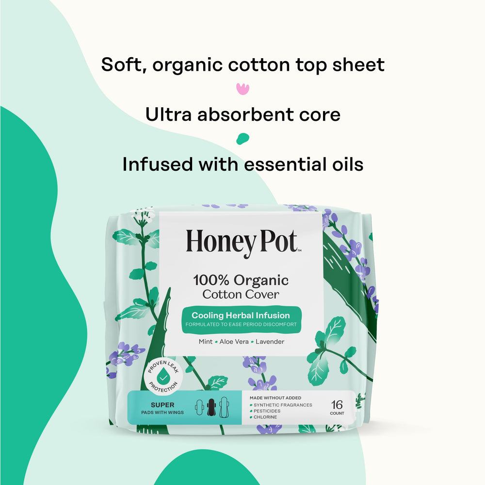 The Honey Pot ultra-absorbent pulp core detail for reliable protection
