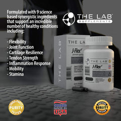 THE LAB J-FLEX9 workout scene hints at joint-friendly performance during training.