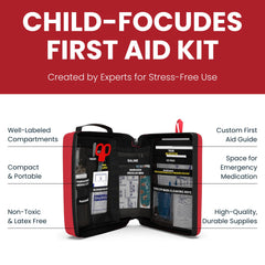 Contents include latex-free bandages, gauze, cold pack and more in The Life Safety Pro kit.