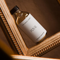 Jasmine and lemon leaves detail hint at bright, clean fragrance for any space.
