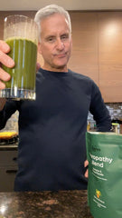 The Nerve Brand Neuropathy Superfood Blend spirulina and chlorella ingredients, nutrient-rich greens.