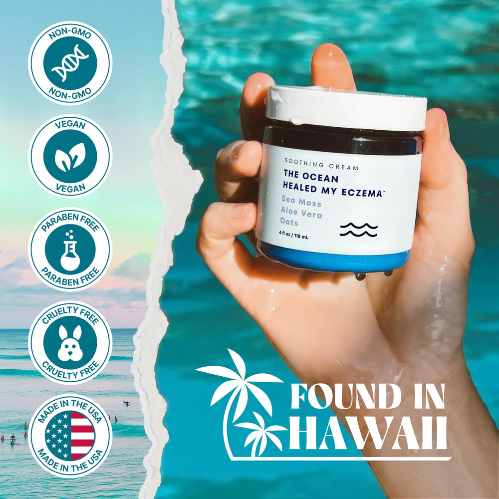 Packaging display of The Ocean Healed My Eczema product