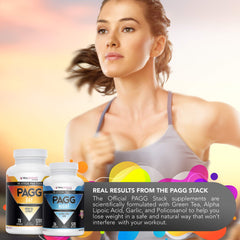 The Official PAGG Stack energizes workouts with green tea extract and ALA synergy.