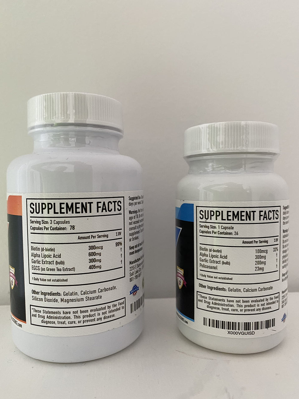 The Official PAGG Stack Night alpha-lipoic acid bottle supports recovery and carbohydrate processing.
