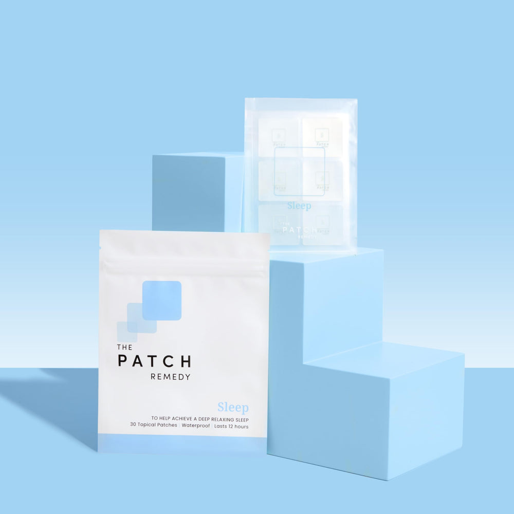 Waterproof patch visible on skin illustrating all-day wear without worry.