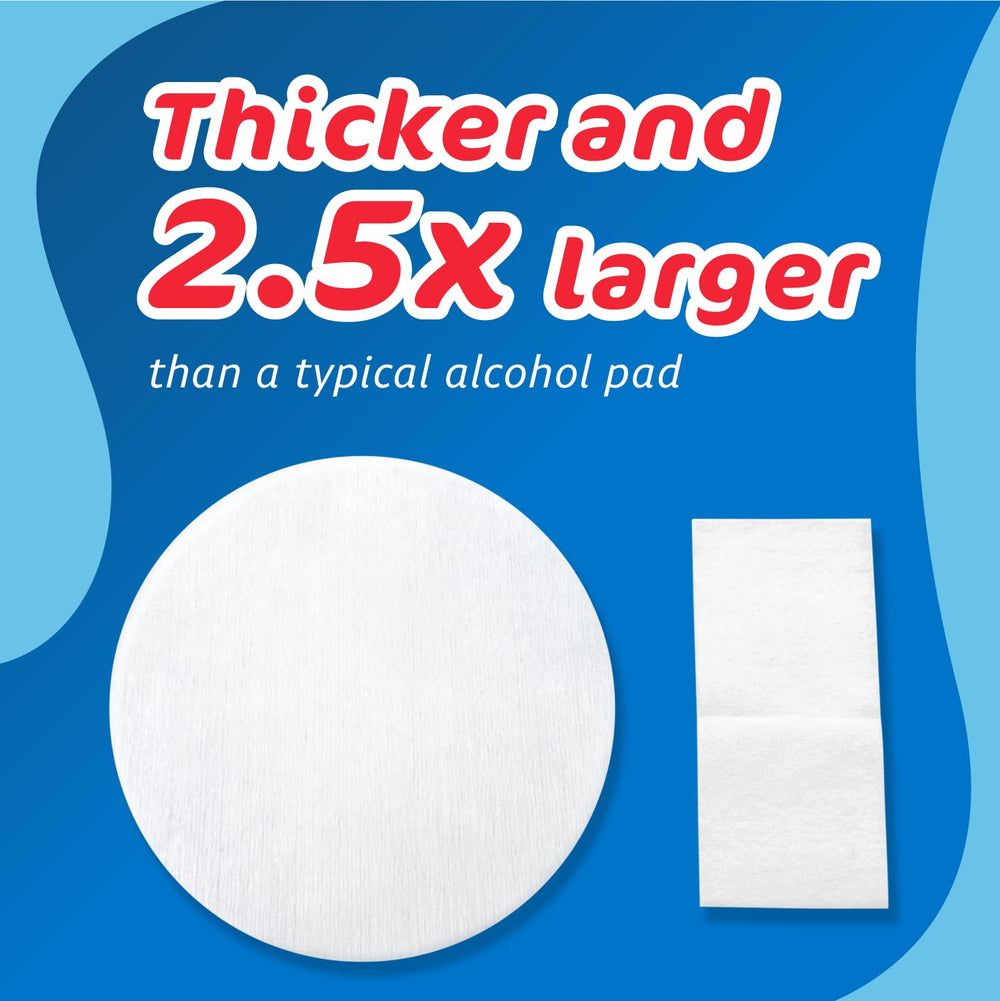 The Pharma-C Company 70% IPA pads in bulk pack suit clinics and offices.