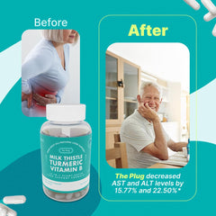 The Plug Liver Cleanse travel pack shows portable daily wellness.