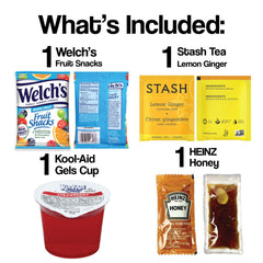 The Sick-Kit warmth essentials like tea and hot packs for soothing comfort