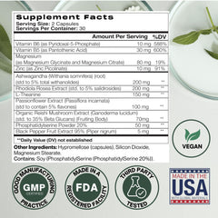 Cortisol Balance capsules ready for daily routine and energy support.