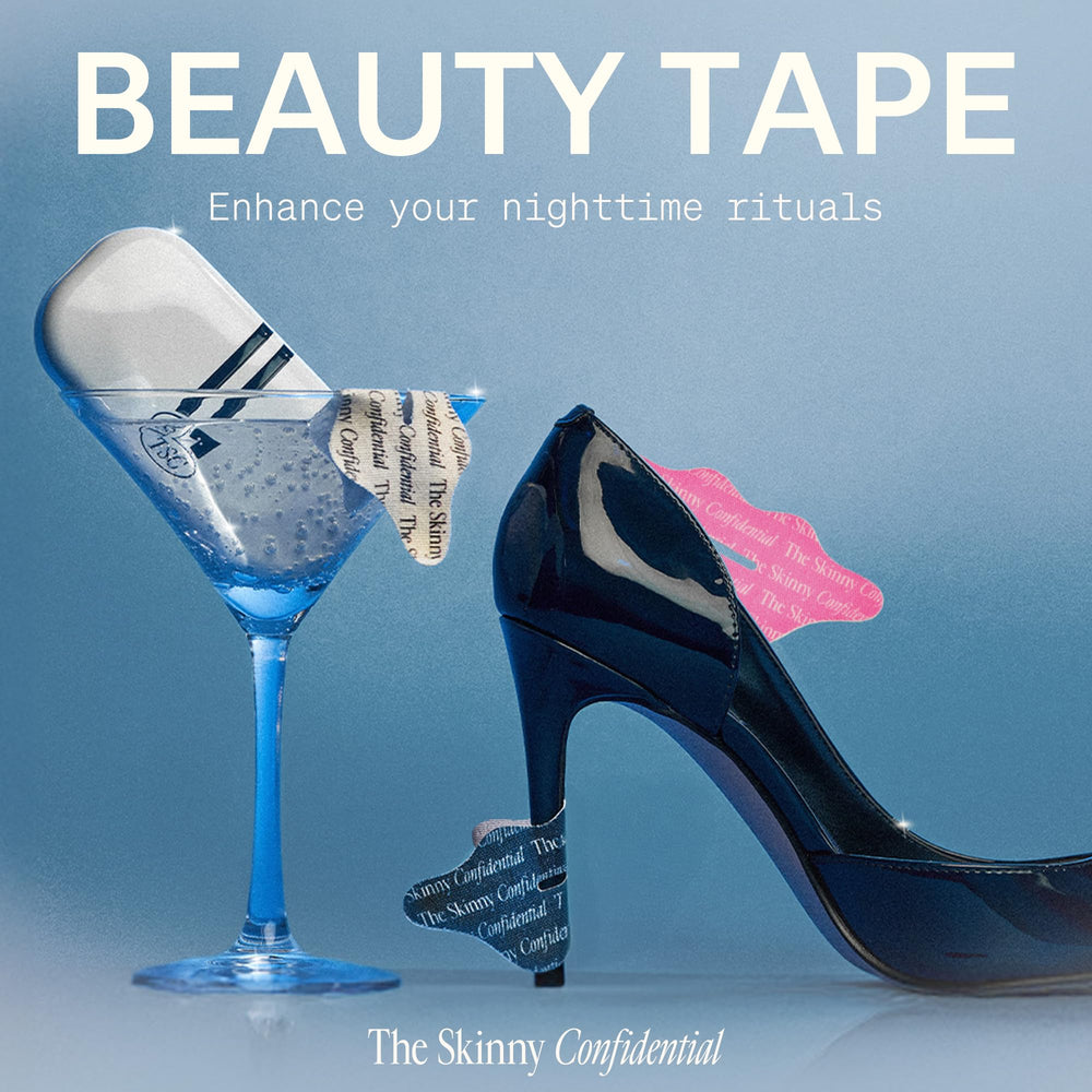 The Skinny Confidential Beauty Patches nasal-breathing focus aids nighttime respiration.