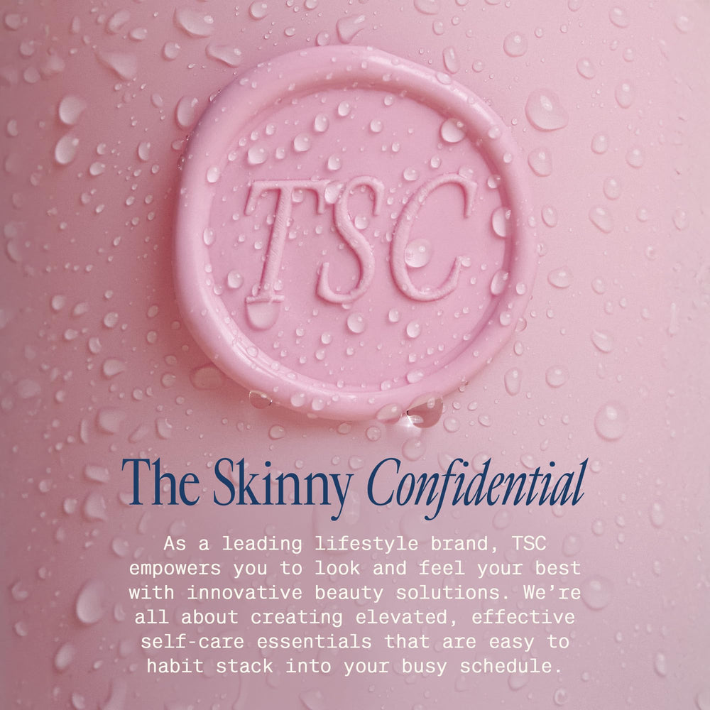 The Skinny Confidential eucalyptus candle creates a calming ambience in any room.