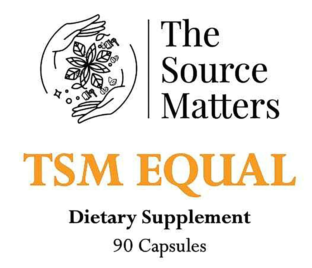 The Source Matters Equal uric acid bottle on a clean surface evoking a health-forward routine.