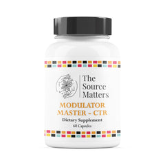The Source Matters Modulator Master-CTR bottle highlighting full-spectrum turmeric support for immunity