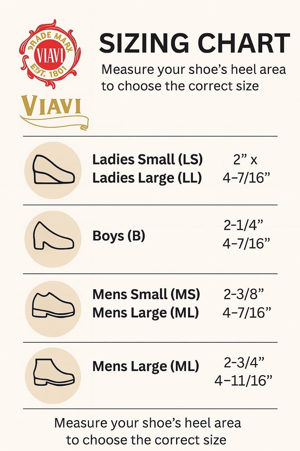 The Viavi cork heel lift shows 3mm height for subtle lift and stability.