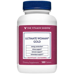 Shelf-ready packaging and brand quality cues reinforce trust in The Vitamin Shoppe multivitamin.
