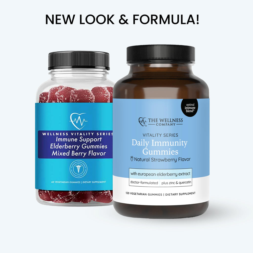 The Wellness Company quercetin illustration, showcasing antioxidant-focused formula for everyday resilience.