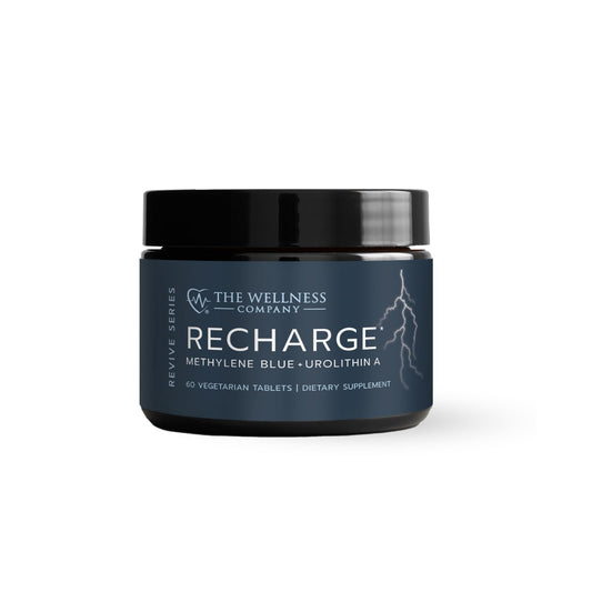 The Wellness Company Recharge bottle for daily cognitive support