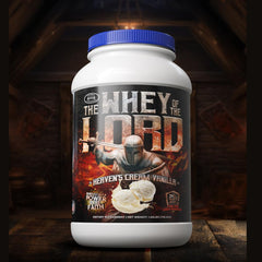 Heaven's Cream vanilla foam shot conveys refreshing post-workout recovery potential.