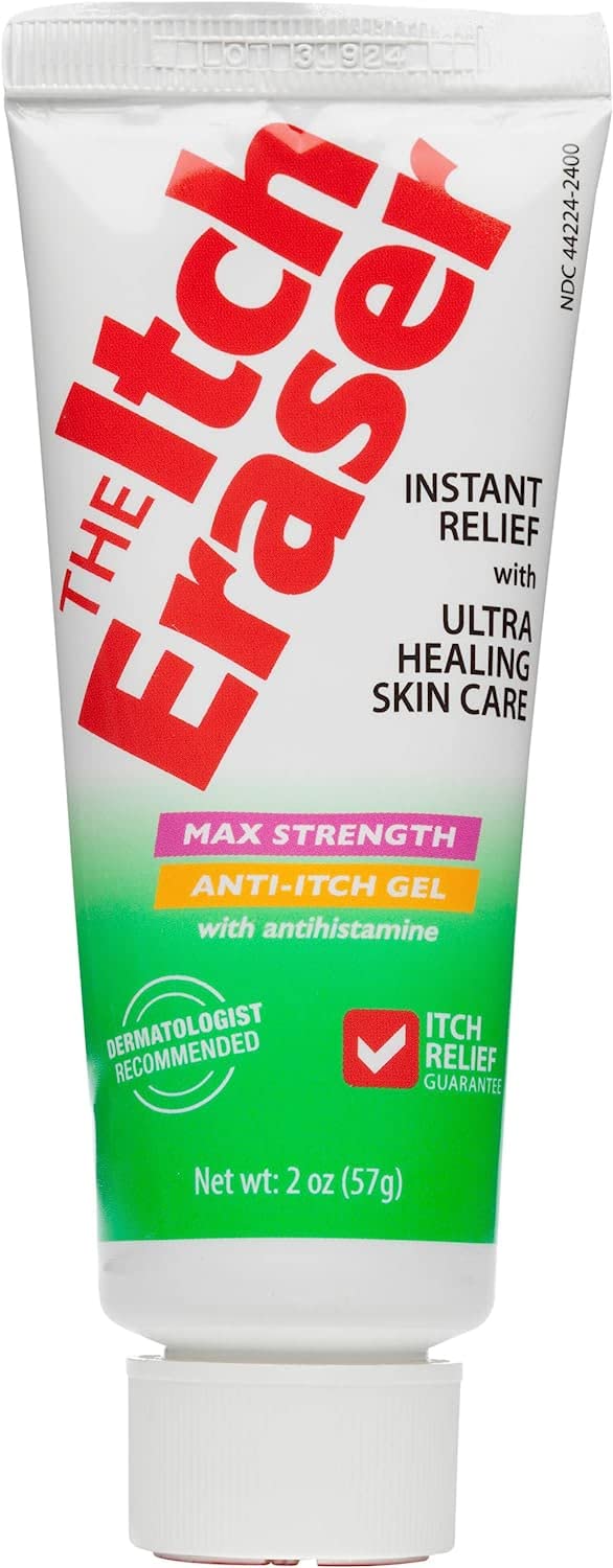 THEITCHERASER ingredients aloe vera tea tree oil highlight soothing botanical blend for skin.