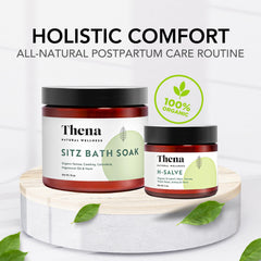 THENA Hemorrhoid Salve Cream tube provides gentle protection for delicate skin