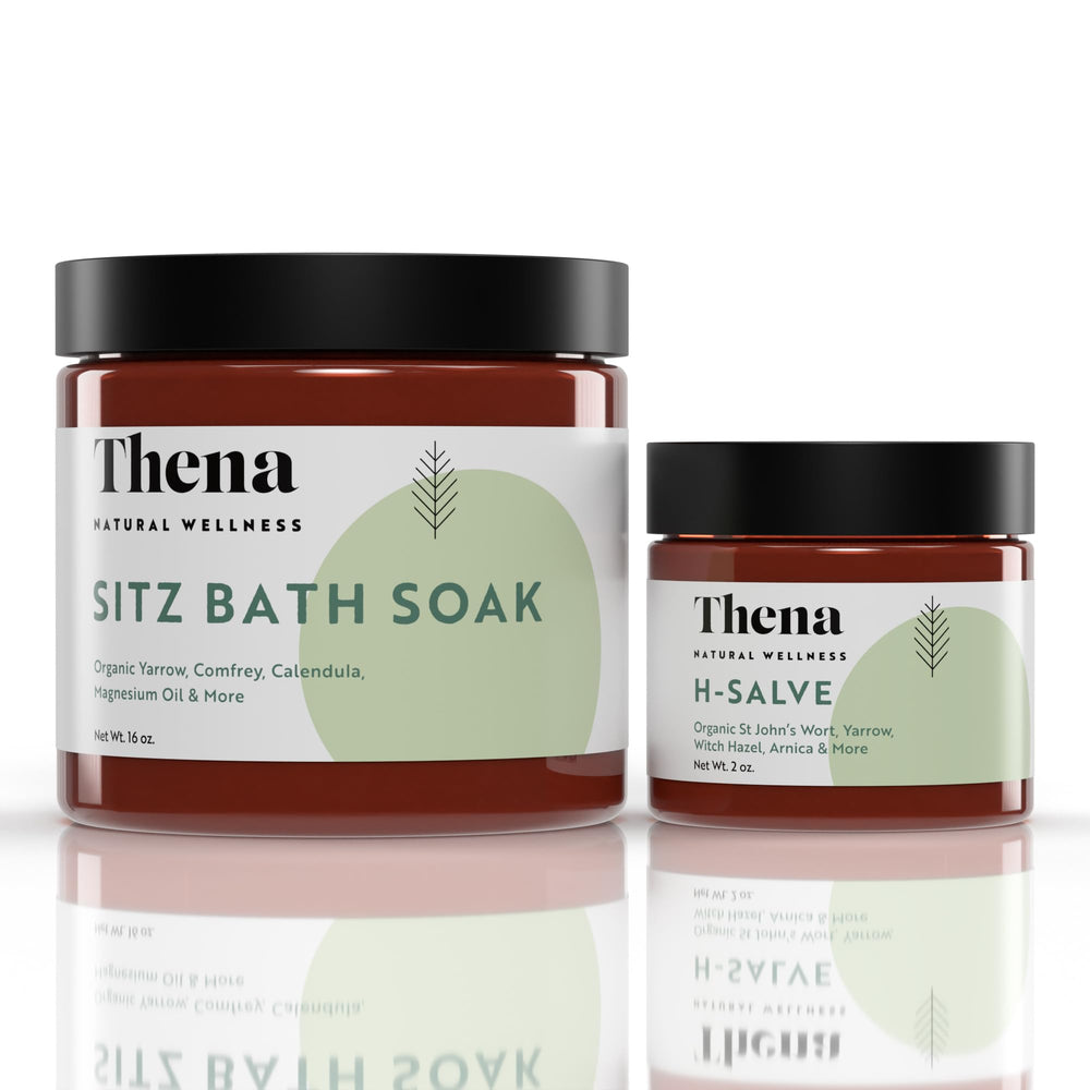 THENA Postpartum relief sitz bath setup supports sensitive skin
