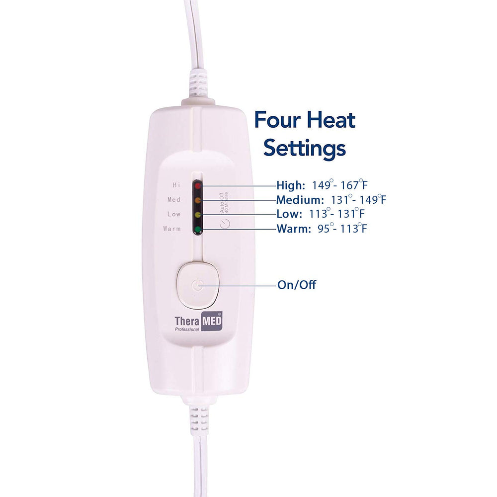 Thera-Med HP1215 moist sponge enables deeper heat penetration for targeted relief.
