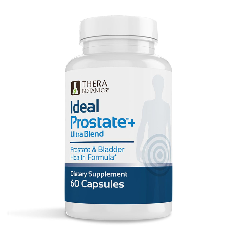 Therabotanics Ideal Prostate Plus Ultra bottle for daily prostate support.