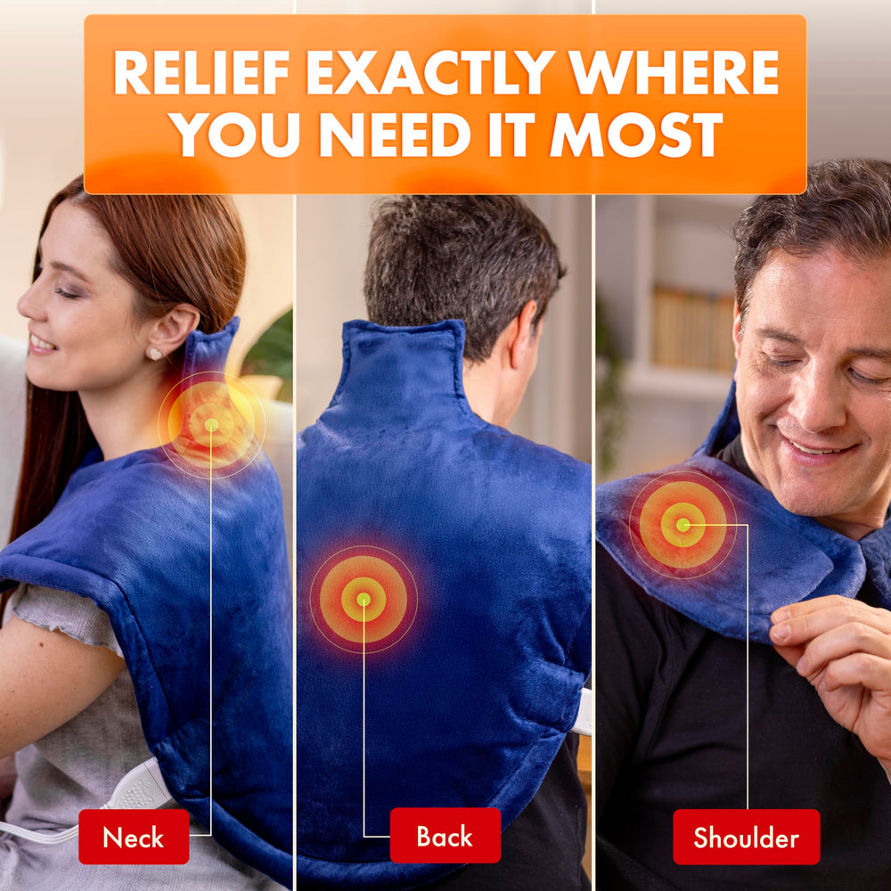 Thera Care neck snap helps position the wrap for a secure fit.